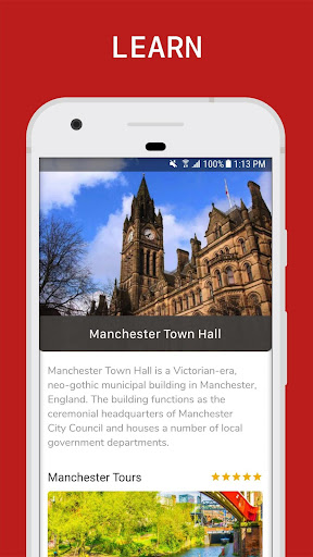 Manchester Travel Guide Screenshot