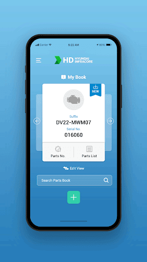 Android application HDI Engine Parts Catalog screenshort