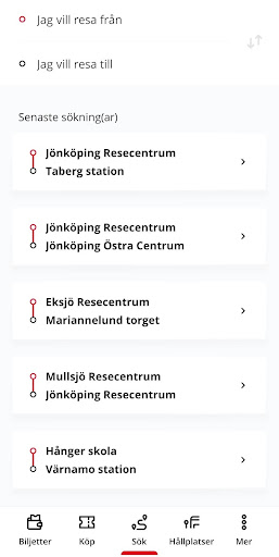 Jönköpings Länstrafik Screen 2