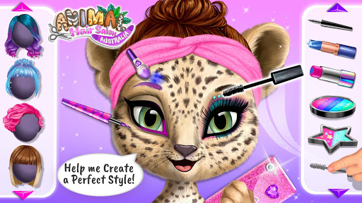 Animal Hair Salon Australia - Dress Up & Styling screenshots apkspray 7