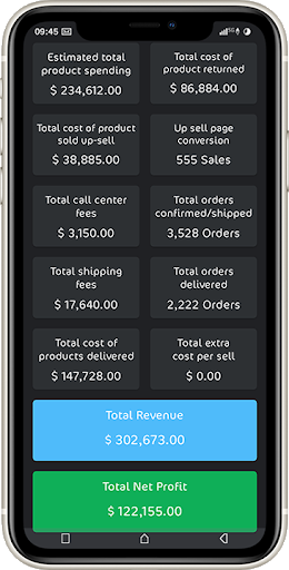 Cash On Delivery Calculator Screen 3