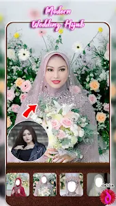 Bridal Hijab Face Changer