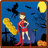 Amazing Girl Halloween Run icon