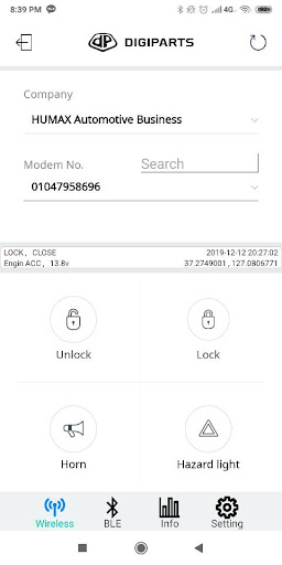 Android application OTOPLUG - DIGIPARTS screenshort