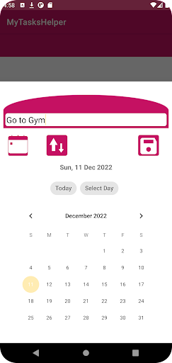 Android application My Tasks Helper screenshort
