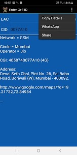 تحميل برنامج cellid info apk 3