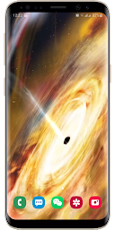 Super Black Hole Live Wallpaper Free