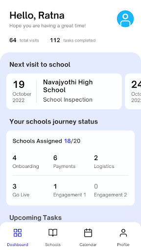 Android application OneLern Connect screenshort