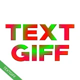 TEXTGIFF GIF maker create GIF from colorful text icon