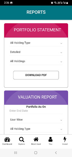 AVIs INVESTMENTS Screen 3