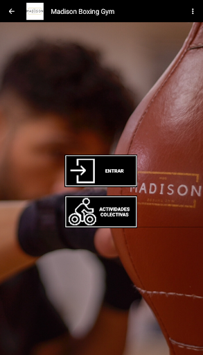 Android application Madison Boxing Gym screenshort