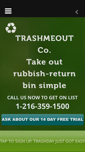 Android application TRASH DAY JUST GOT EASY screenshort
