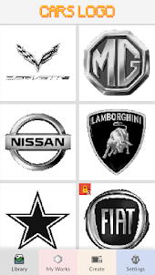 Cars Logo Pixel Game