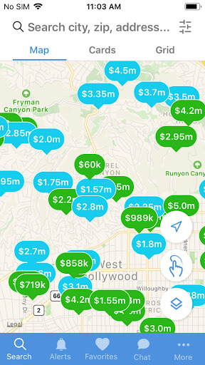 Android application Lake Arrowhead Real Estate screenshort