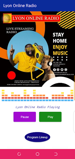 Android application Lyon Radio screenshort