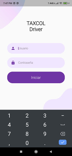 Android application Taxcol screenshort