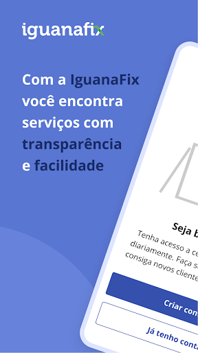 Android application IguanaFix para Profissionais screenshort
