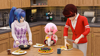 Anime Father Family Simulator - Screenshot 2