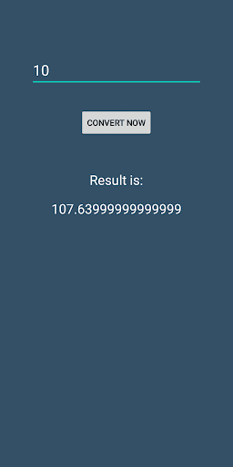square meter to feet converter Screen 2