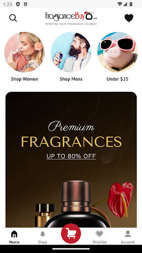 Android application FragranceBuy screenshort