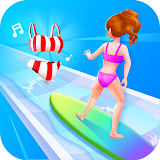 Aquapark Surfer：Fun Music Run icon