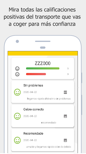 Califica al taxista Screen 2