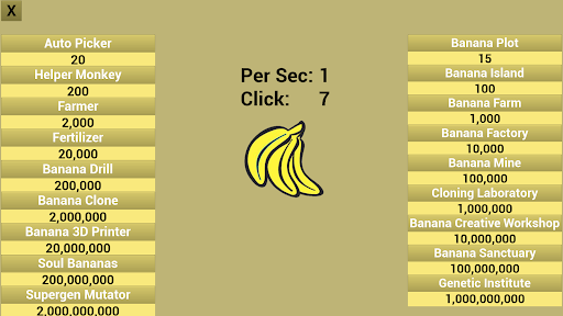 Banana Clicker: Inle Clicker Screen 3