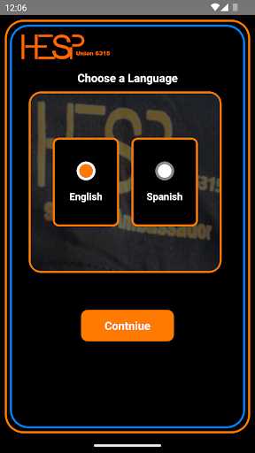 Android application HESP Union 6315 screenshort