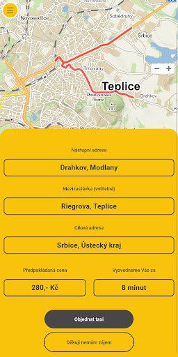 Daros Taxi Screen 2
