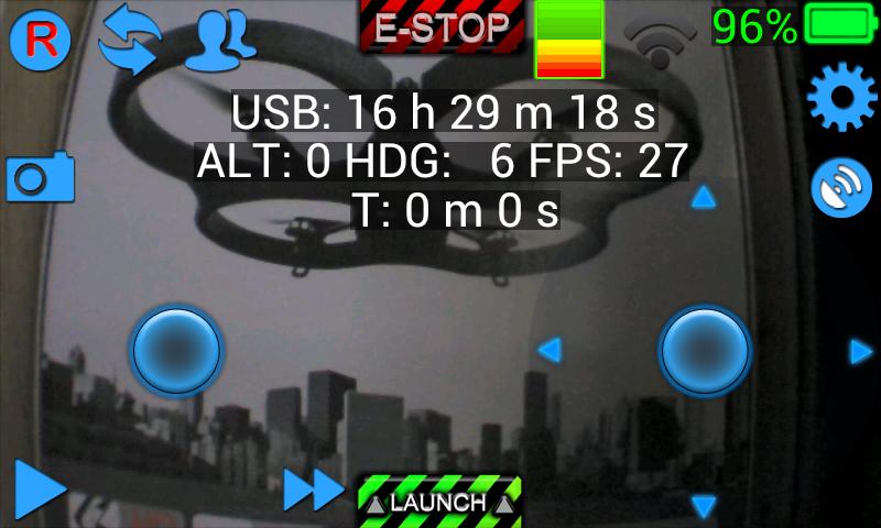 Android application ARDrone Flight screenshort