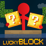 Cover Image of ダウンロード スティックマンvsマルチクラフト：ラッキーブロック 1.1.3 APK