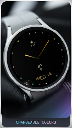 Colorful minimal watch face Screen 3