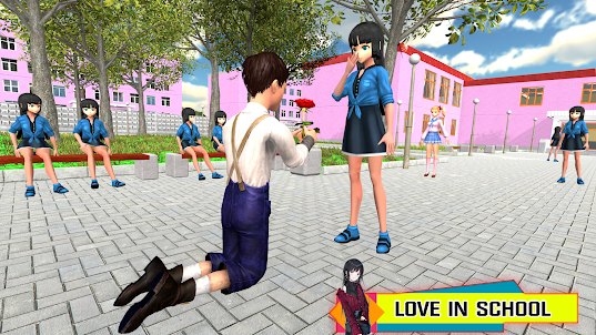 Baixar Jogo de Escola: Jogos de Anime para PC - LDPlayer