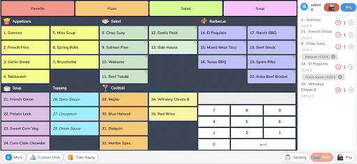 OlivePOS Screen 2
