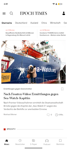 Epoch Times Deutsch screenshot 1