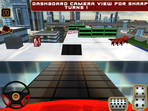 Roof Jumping Car Parking  Crazy Stunts Driving 3d