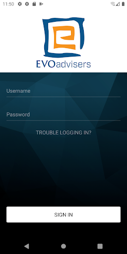 Android application EVOadvisers screenshort