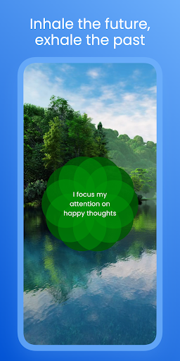 Screenshot of Breathe to Relax: Affirmations