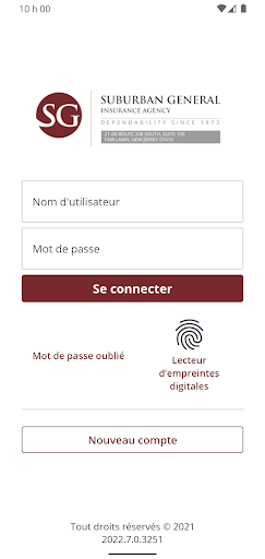Aperçu de l'application