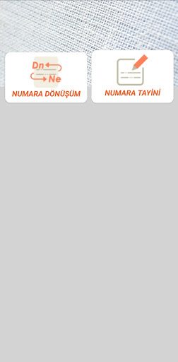 Android application TNS Tekstil Iplik Hesaplama screenshort