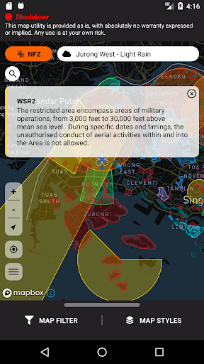 Android application Flywhere screenshort
