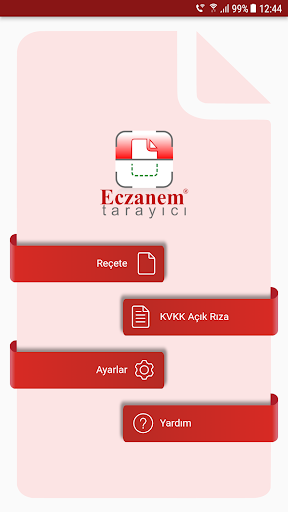 Android application Eczanem Tarayıcı screenshort
