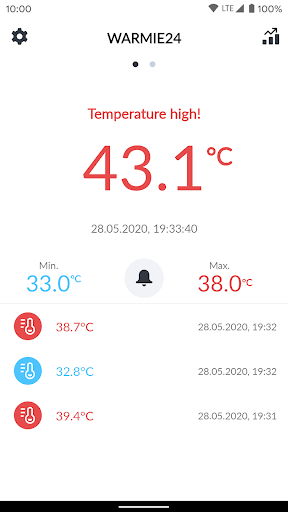 WARMIE24 - Body Thermometer Screen 3