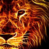Fire Lion Wallpaper