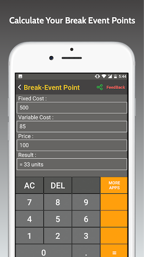 Screenshot of Business Calculator
