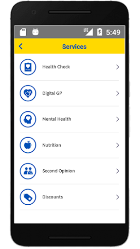 Aviva DigiCare+ Workplace Screen 3