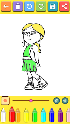 Minnionnes Coloring Book Screen 2