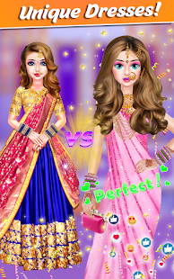 Indian Bride Makeup Dress Game apktram screenshots 14