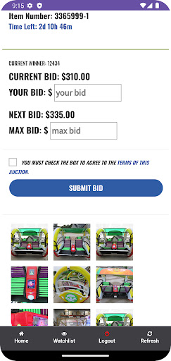 Auction Factory Screen 3