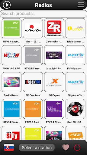 Android application Slovakia Radio FM screenshort